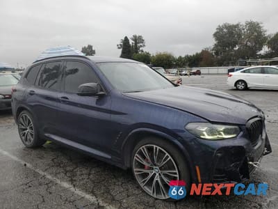 Czwarte zdjęcie samochodu z boku: 2023 BMW X3 M40I VIN:5UX83DP08P9R70089 - miniatura