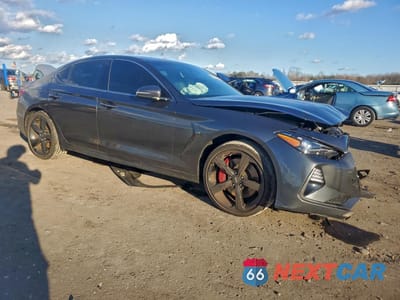 Czwarte zdjęcie samochodu z boku: 2021 GENESIS G70 PRESTIGE VIN:KMTG34LE3MU074548 - miniatura