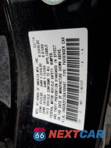 Zdjęcie 12 z 12 samochodu: 2014 HONDA ACCORD LX VIN:1HGCR2F37EA169497 - miniatura