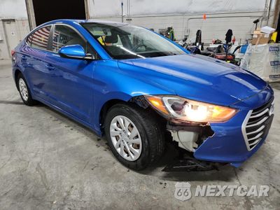 Czwarte zdjęcie samochodu z boku: 2017 HYUNDAI ELANTRA SE VIN:5NPD74LF0HH113501 - miniatura