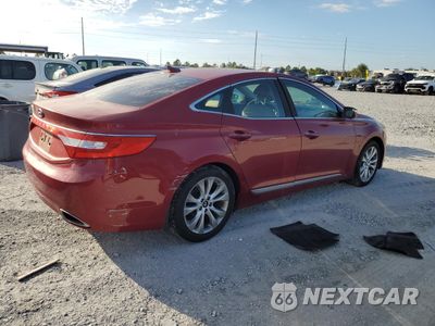 Trzecie zdjęcie samochodu z tyłu: 2012 HYUNDAI AZERA GLS VIN:KMHFG4JG5CA183172 - miniatura