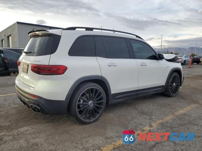 Trzecie zdjęcie samochodu z tyłu: 2022 MERCEDES-BENZ GLB AMG 35 4MATIC VIN:W1N4M5BB2NW184971 - miniatura