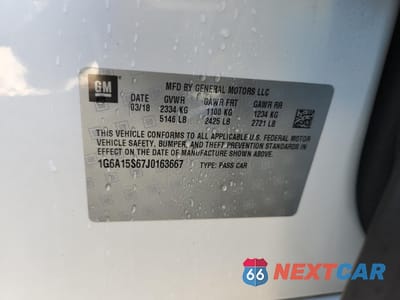 Zdjęcie 13 z 15 samochodu: 2018 CADILLAC CTS-V VIN:1G6A15S67J0163667 - miniatura