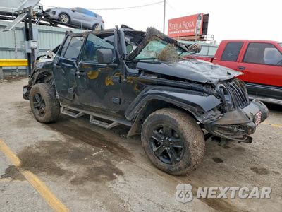 Czwarte zdjęcie samochodu z boku: 2021 JEEP WRANGLER UNLIMITED SAHARA VIN:1C4HJXEG1MW555878 - miniatura