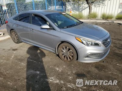 Czwarte zdjęcie samochodu z boku: 2015 HYUNDAI SONATA SPORT VIN:5NPE34AF4FH219014 - miniatura