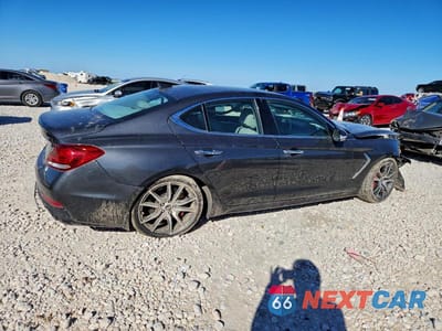 Trzecie zdjęcie samochodu z tyłu: 2019 GENESIS G70 VIN:KMTG34LE0KU034585 - miniatura