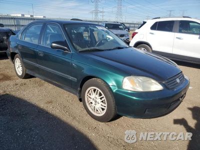 Czwarte zdjęcie samochodu z boku: 2000 HONDA CIVIC LX VIN:JHMEJ667XYS007871 - miniatura