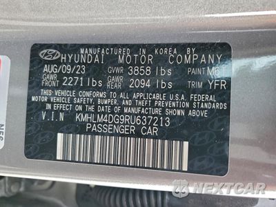Zdjęcie 12 z 13 samochodu: 2024 HYUNDAI ELANTRA SEL VIN:KMHLM4DG9RU637213 - miniatura