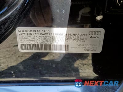 Zdjęcie 12 z 13 samochodu: 2011 AUDI A8 QUATTRO VIN:WAUAVAFDXBN002010 - miniatura