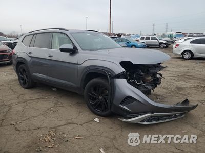 Czwarte zdjęcie samochodu z boku: 2022 VOLKSWAGEN ATLAS SE VIN:1V2KP2CA2NC553970 - miniatura