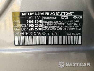 Zdjęcie 13 z 13 samochodu: 2009 MERCEDES-BENZ E 550 4MATIC VIN:WDBUF90X69B355661 - miniatura