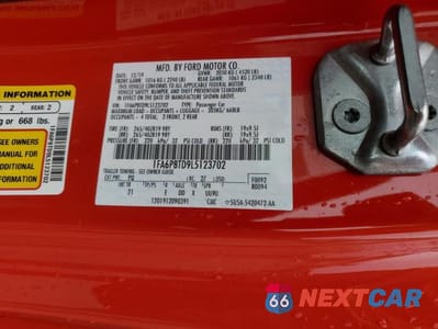 Zdjęcie 13 z 13 samochodu: 2020 FORD MUSTANG VIN:1FA6P8TD9L5123702 - miniatura