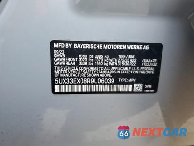Zdjęcie 13 z 16 samochodu: 2024 BMW X6 XDRIVE40I VIN:5UX33EX08R9U06039 - miniatura