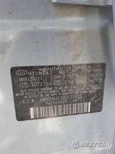 Zdjęcie 13 z 13 samochodu: 2011 HYUNDAI ELANTRA GLS VIN:KMHDH4AE0BU137653 - miniatura
