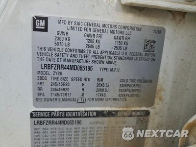 Zdjęcie 14 z 14 samochodu: 2021 BUICK ENVISION AVENIR VIN:LRBFZRR44MD065196 - miniatura