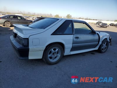 Trzecie zdjęcie samochodu z tyłu: 1990 FORD MUSTANG GT VIN:1FACP42E7LF124993 - miniatura