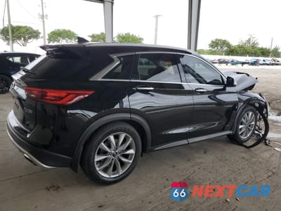 Trzecie zdjęcie samochodu z tyłu: 2021 INFINITI QX50 LUXE VIN:3PCAJ5BA3MF106695 - miniatura