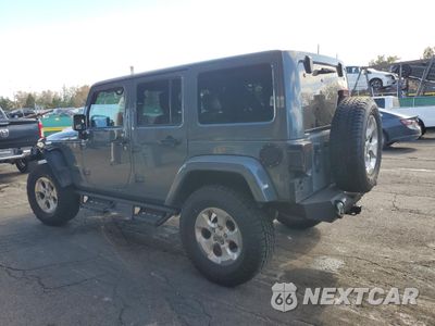 Drugie zdjęcie samochodu z przodu: 2014 JEEP WRANGLER UNLIMITED SAHARA VIN:1C4HJWEG5EL210785 - miniatura