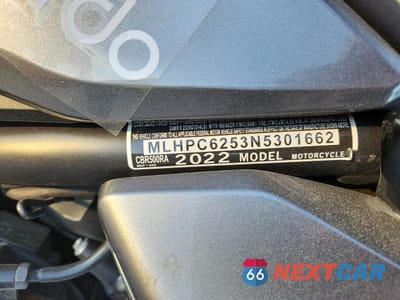Zdjęcie 9 z 10 samochodu: 2022 HONDA CBR500 RA VIN:MLHPC6253N5301662 - miniatura