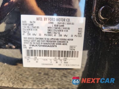 Zdjęcie 13 z 15 samochodu: 2025 FORD EXPLORER ACTIVE VIN:1FMUK7DH8SGA22970 - miniatura