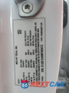 Zdjęcie 12 z 12 samochodu: 2021 TESLA MODEL 3 VIN:5YJ3E1EA6MF939473 - miniatura
