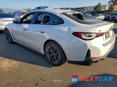 Drugie zdjęcie samochodu z przodu: 2023 BMW I4 EDRIVE 35 VIN:WBY43AW0XPFR34551 - miniatura