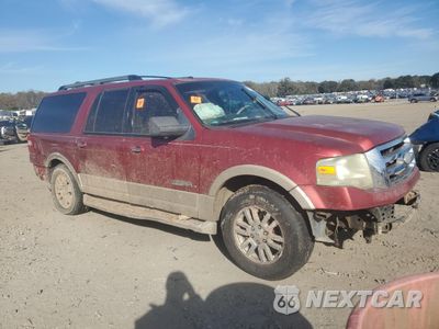 Czwarte zdjęcie samochodu z boku: 2007 FORD EXPEDITION EL EDDIE BAUER VIN:1FMFK17567LA47338 - miniatura