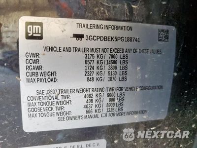 Zdjęcie 13 z 13 samochodu: 2023 CHEVROLET SILVERADO K1500 CUSTOM VIN:3GCPDBEK5PG188741 - miniatura