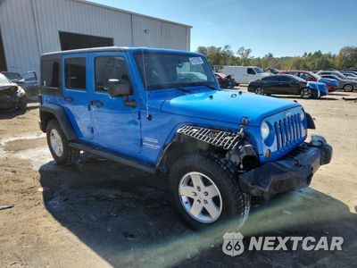 Czwarte zdjęcie samochodu z boku: 2011 JEEP WRANGLER UNLIMITED SPORT VIN:1J4BA3H1XBL629491 - miniatura