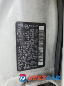 Zdjęcie 12 z 12 samochodu: 2009 NISSAN CUBE BASE VIN:JN8AZ28R39T109979 - miniatura