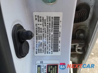Zdjęcie 12 z 12 samochodu: 2010 HONDA CIVIC VIN:JHMFA3F2XAS007334 - miniatura