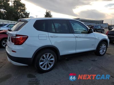 Trzecie zdjęcie samochodu z tyłu: 2013 BMW X3 XDRIVE28I VIN:5UXWX9C54D0A08398 - miniatura