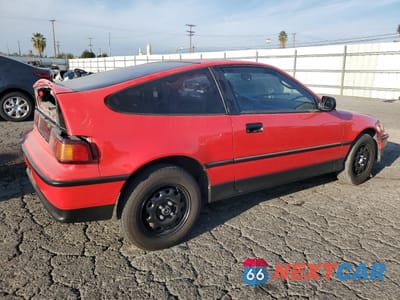 Trzecie zdjęcie samochodu z tyłu: 1991 HONDA CIVIC CRX 1.5 HF VIN:JHMED836XMS012755 - miniatura