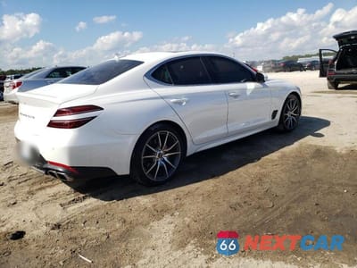 Trzecie zdjęcie samochodu z tyłu: 2022 GENESIS G70 2.0T VIN:KMTG34TA5NU086697 - miniatura