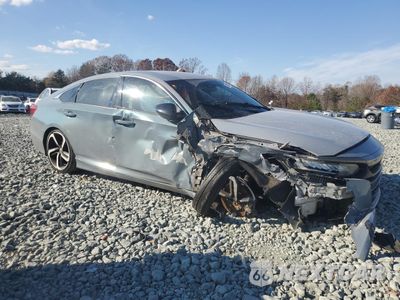 Czwarte zdjęcie samochodu z boku: 2021 HONDA ACCORD SPORT VIN:1HGCV1F35MA035205 - miniatura