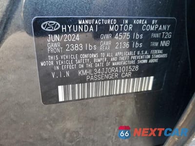 Zdjęcie 13 z 13 samochodu: 2024 HYUNDAI SONATA HYBRID VIN:KMHL34JJ0RA101528 - miniatura