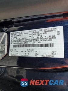 Zdjęcie 13 z 14 samochodu: 2017 LINCOLN MKC PREMIERE VIN:5LMCJ1C95HUL49792 - miniatura