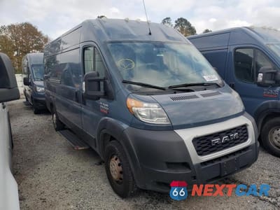 Czwarte zdjęcie samochodu z boku: 2020 RAM PROMASTER DELIVERY VAN VIN:3C6URVJGXLE144335 - miniatura