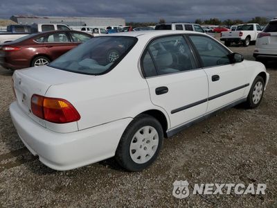 Trzecie zdjęcie samochodu z tyłu: 2000 HONDA CIVIC LX VIN:JHMEJ667XYS012696 - miniatura