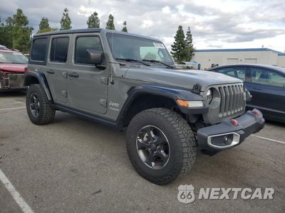 Czwarte zdjęcie samochodu z boku: 2021 JEEP WRANGLER UNLIMITED SPORT VIN:1C4HJXDG8MW646647 - miniatura
