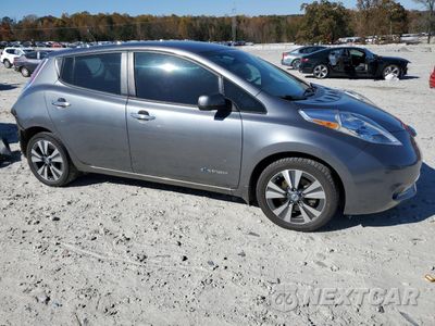 Czwarte zdjęcie samochodu z boku: 2014 NISSAN LEAF S VIN:1N4AZ0CP0EC339162 - miniatura