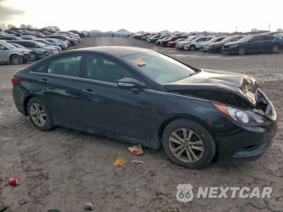 Czwarte zdjęcie samochodu z boku: 2014 HYUNDAI SONATA GLS VIN:5NPEB4AC2EH928970 - miniatura
