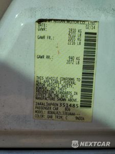 Zdjęcie 12 z 14 samochodu: 2014 NISSAN ALTIMA 2.5 VIN:1N4AL3AP4EN351485 - miniatura