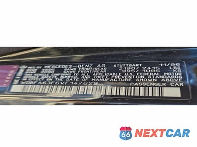 Zdjęcie 10 z 14 samochodu: 1997 MERCEDES-BENZ SL 320 VIN:WDBFA63F6VF147629 - miniatura