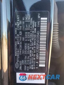 Zdjęcie 14 z 14 samochodu: 2023 HYUNDAI KONA SE VIN:KM8K2CAB3PU013540 - miniatura