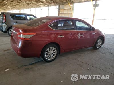 Trzecie zdjęcie samochodu z tyłu: 2013 NISSAN SENTRA S VIN:3N1AB7AP1DL705694 - miniatura
