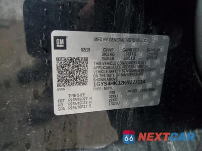 Zdjęcie 14 z 14 samochodu: 2019 CADILLAC ESCALADE ESV LUXURY VIN:1GYS4HKJ2KR277114 - miniatura