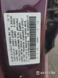 Zdjęcie 12 z 14 samochodu: 2014 HONDA ACCORD EXL VIN:1HGCR2F86EA060766 - miniatura