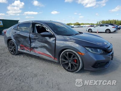 Czwarte zdjęcie samochodu z boku: 2021 HONDA CIVIC SPORT VIN:2HGFC2F88MH545084 - miniatura