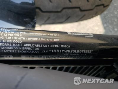 Zdjęcie 8 z 9 samochodu: 2020 HARLEY-DAVIDSON FXLRS VIN:1HD1YWK25LB078232 - miniatura